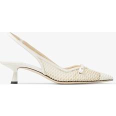 50 ½ Tacchi e Décolleté Jimmy Choo Amita Slingback Pumps - Wit