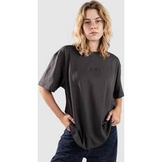 Vida T-shirts Blue Tomato Wavy Square Boyfriend T-Shirt washed out black