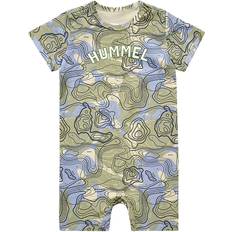 Jungen Bodys Hummel hummel, Jungen, Strampler, Hmljanus Bodysuit S/S, Grün, (86)