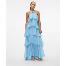 Vero Moda Vmfelicia Lång Klänning Airy blue