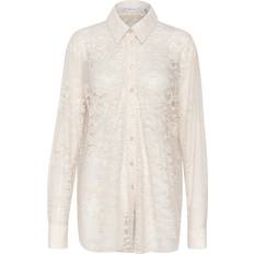 Natural Shirts Gestuz Laica Sheer Lace Shirt