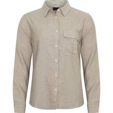 Dam - Hampa Skjortor Urberg Women's Hemp LS Shirt Satellite