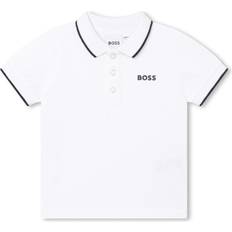 Bebisar Pikétröjor Barnkläder BOSS Bebis Short Sleeve Pikétröja - White