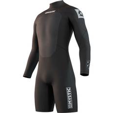 Våddragt xxxl vandsport Mystic Longarm Shorty 3/2mm Bzip Flatlock Black XXXL