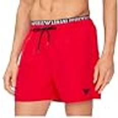 Emporio Armani Logoband simma boxershorts röd, Röd