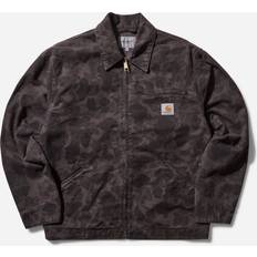 Outerwear Carhartt WIP Men Duck Detroit Jacket Camo Duck Green Graphite Grey