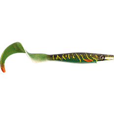 Tail Jr, 23cm, 40g (2-pack) Green Motoroil Pike UV