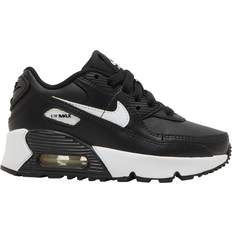 Air max 90 black leather Nike Air Max 90 LTR PS - Black/Black/White