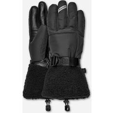UGG Ugg Women's Shasta Tech-Compatible UGGFluff Gloves Black (Medium)