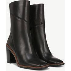 42 ⅓ - Damen Hohe Stiefel Franco Sarto Stevie Wide Calf Boot (Black Leather) Square Toe