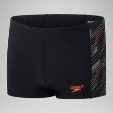 Swim Shorts Speedo Boys' HyperBoom Panel Aquashort Black/Green