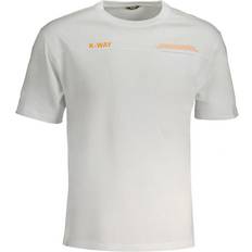 One Size T-shirts K-Way White Cotton T-Shirt