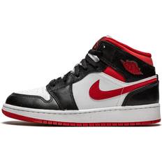 Chaussures Enfant Jordan Air Jordan 1 Mid GS - Black Gym Red