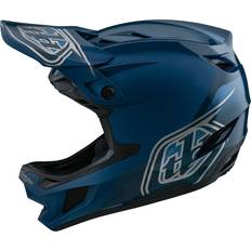 Troy Lee Designs D4 Polyacrylite MIPS Bike Helmet 2024 in Blue Polyester (Large)