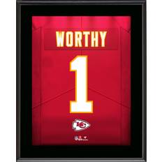 Fanatics Authentic Sports Fan Apparel Fanatics Authentic Xavier Worthy Kansas City Chiefs 10.5" x 13" Jersey Number Sublimated Player Plaque