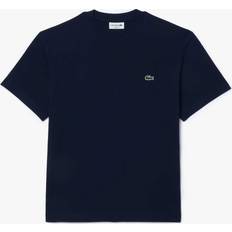 Lacoste T-shirts Lacoste Cotton T-shirt Midnight Blue Midnight blue