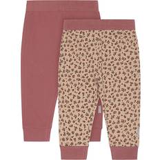 Mikk-Line 116 Svedundertøj Mikk-Line Leggings 2-pak Rose Brown Leggings