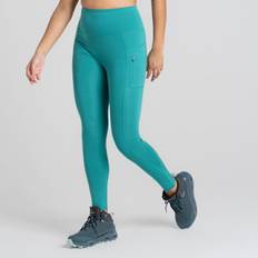 Green - Women Tights Craghoppers 'Kiwi Pro' Walking Leggings Turquoise 12R