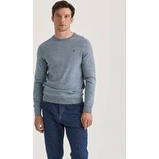 Morris Merino O-neck Light Blue Blau,Blau Rundausschnitt Grösse: