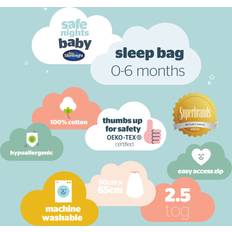 Silentnight Safe Nights Celestial Baby Sleep Bag 0-6 Months One Size