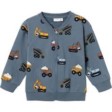 Zipper Cardigans Children's Clothing Name It Sweat Cardigan - Bering Sea