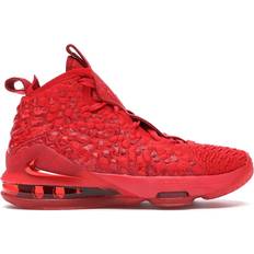 Red Basketball Shoes Nike LeBron 17 - Red Carpet