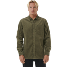 Rip Curl Herr Skjortor Rip Curl Classic Surf Cord L/S Shirt Skjorta Färg olivgrön