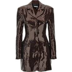 ROTATE Birger Christensen Mini Blazer Dress - Chicory Coffee/Brown