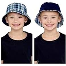 Bucket Hats A2Z Kids Reversible Bucket Hat Summer Sun Protection