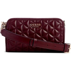 Guess Bags Guess Kori Status Small Crossbody Burgundy