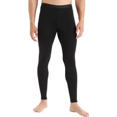 Hombre Pantalones Térmicos Icebreaker Malla 200 Oasis - Black