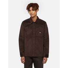 Shirts Dickies Corduroy Shirt Man Chocolate Brown