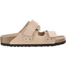 Birkenstock Slippers Birkenstock Komfortable Slides for Daglig Bruk Beige