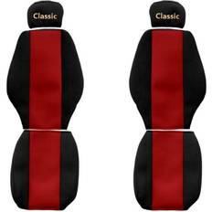 Tappezzerie Auto ContiClassic PS22 Red Rosso Fantasia Tessile Anteriore