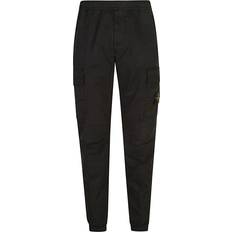 Spijkerbroeken Stone Island Cargo Broek Twill Stretch - Zwart