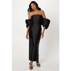 Clothing Coast Detachable Shrug Multiway Twill Gown Black