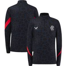 Football Kits sale Castore Rangers FC 1/4 Zip Matchday Top Junior Black