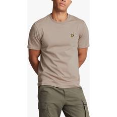 Beige T-shirts Lyle & Scott Plain Cotton T-Shirt