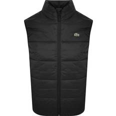 Lacoste Svarta Västar Lacoste Essentials Quiltad Väst - Svart