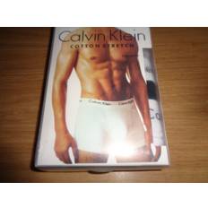 Yksi koko Miesten alusvaatteet Calvin Klein Cotton Stretch Low Rise Trunk - Black/Heather/White