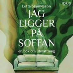 Jag ligger på soffan en bok om utmattning