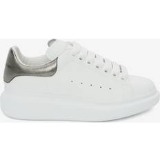 Alexander McQueen Trainers Alexander McQueen Logo Print Leather Oversized Trainers - White