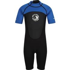 Swim & Water Sports Regatta Children's Shorty Wetsuit in Black/Nautical Blue/White, Yrs, Lightweight, Neoprene/Polyester Charlies