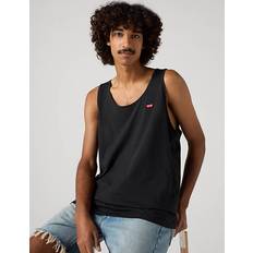 Levi's Herre Toppe Levi's Housemark Tank Top Sort Meteorite Chest Hit