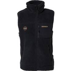 Napapijri Men Vests Napapijri Yupik Gilet Fleece - Black