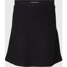 Villa Hameet Selected Femme Hame SlfWoon HW Short Wool Skirt - Musta