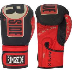 Martial Arts Ringside Apex Flash Boxing Training Sparring Gloves BK/RD, oz