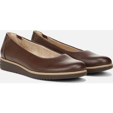 Idea Ballet Flat Shoes Slip-On Fit - Brown