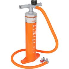 Oranje Kajaks Decathlon Handpomp voor kajak/kano dual action 2x2.6 lage druk 1-8 psi