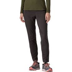 Patagonia Svarta Byxor Patagonia Women's Wind Shield Pants Löparbyxa Färg svart/grå